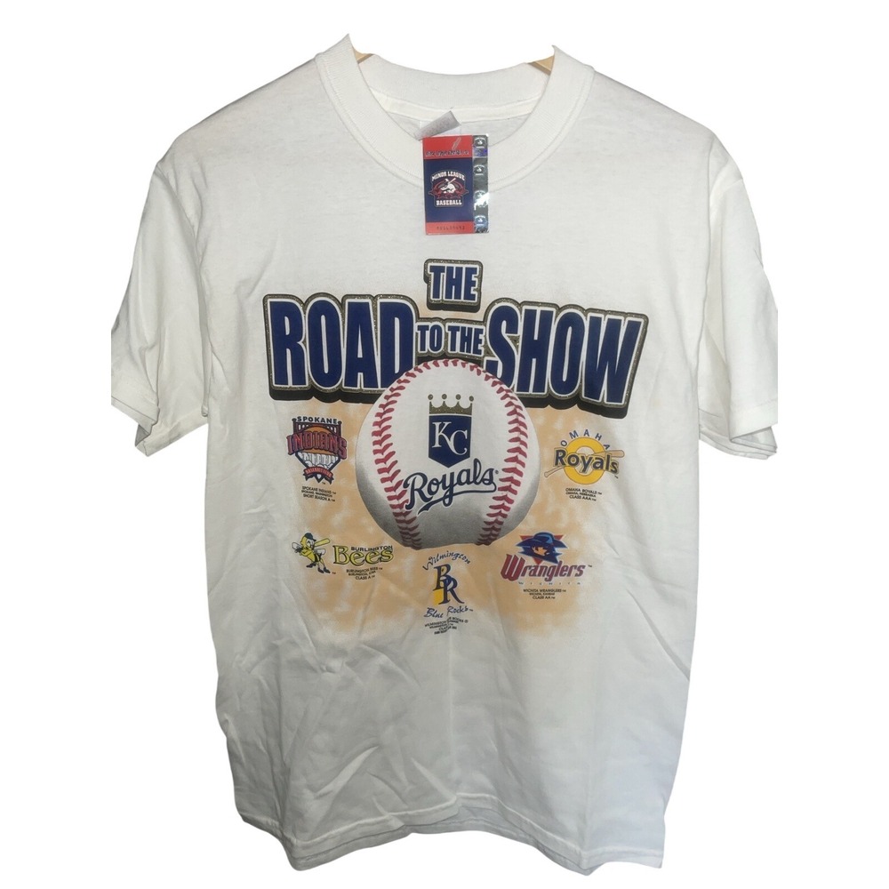 Road to the Show Kansas City Royals MiLB Affiliates T-Shirt Size M New